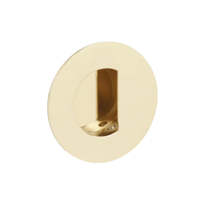 Emtek Brass Flush Pulls with Offset Pockets Website Product Page.